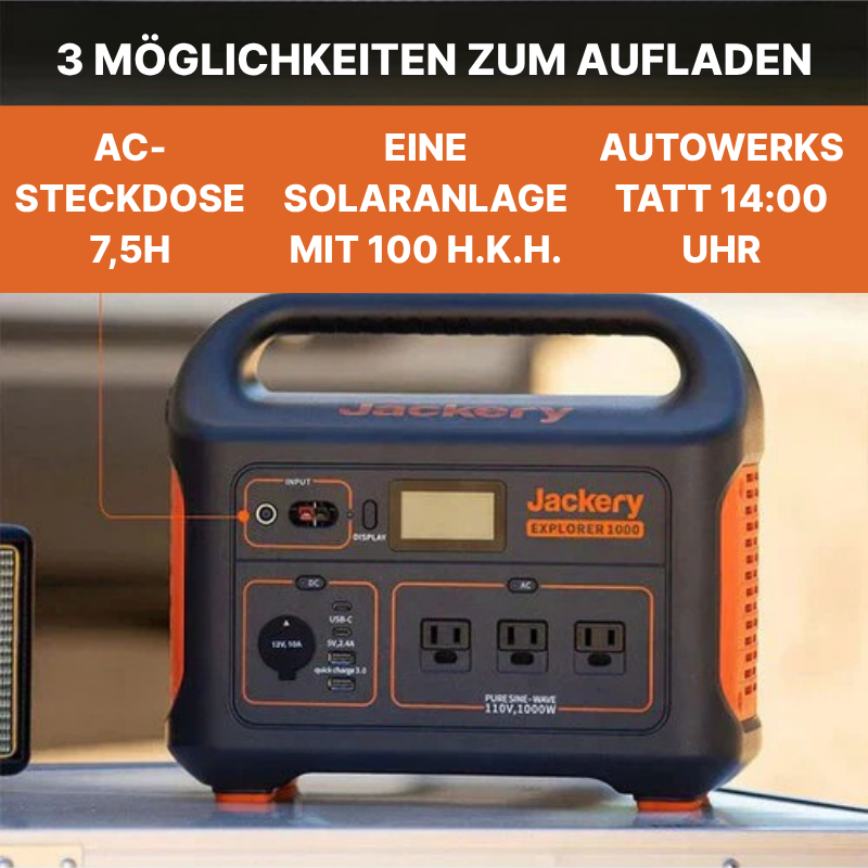 SmartCharge™ Tragbares Kraftwerk Jackery