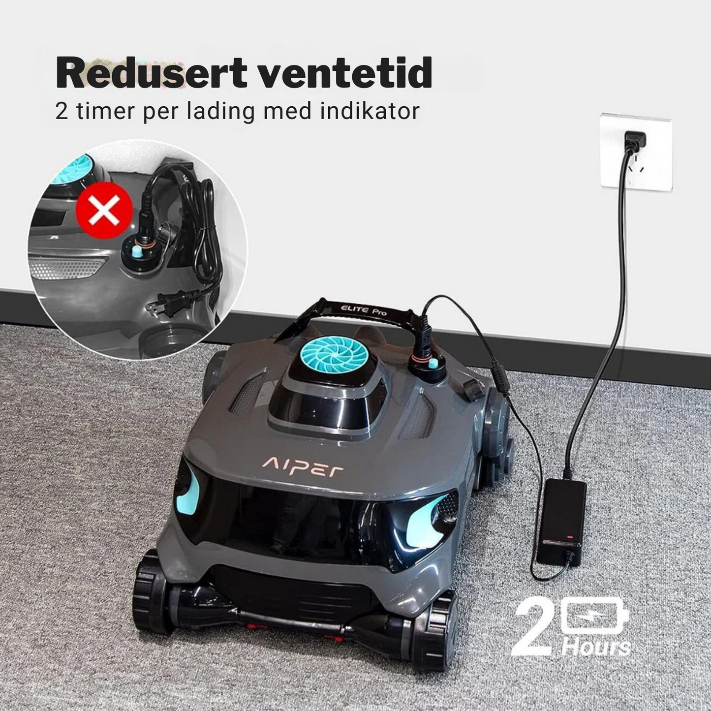 WaveBot™ Trådløs Bassengrenser