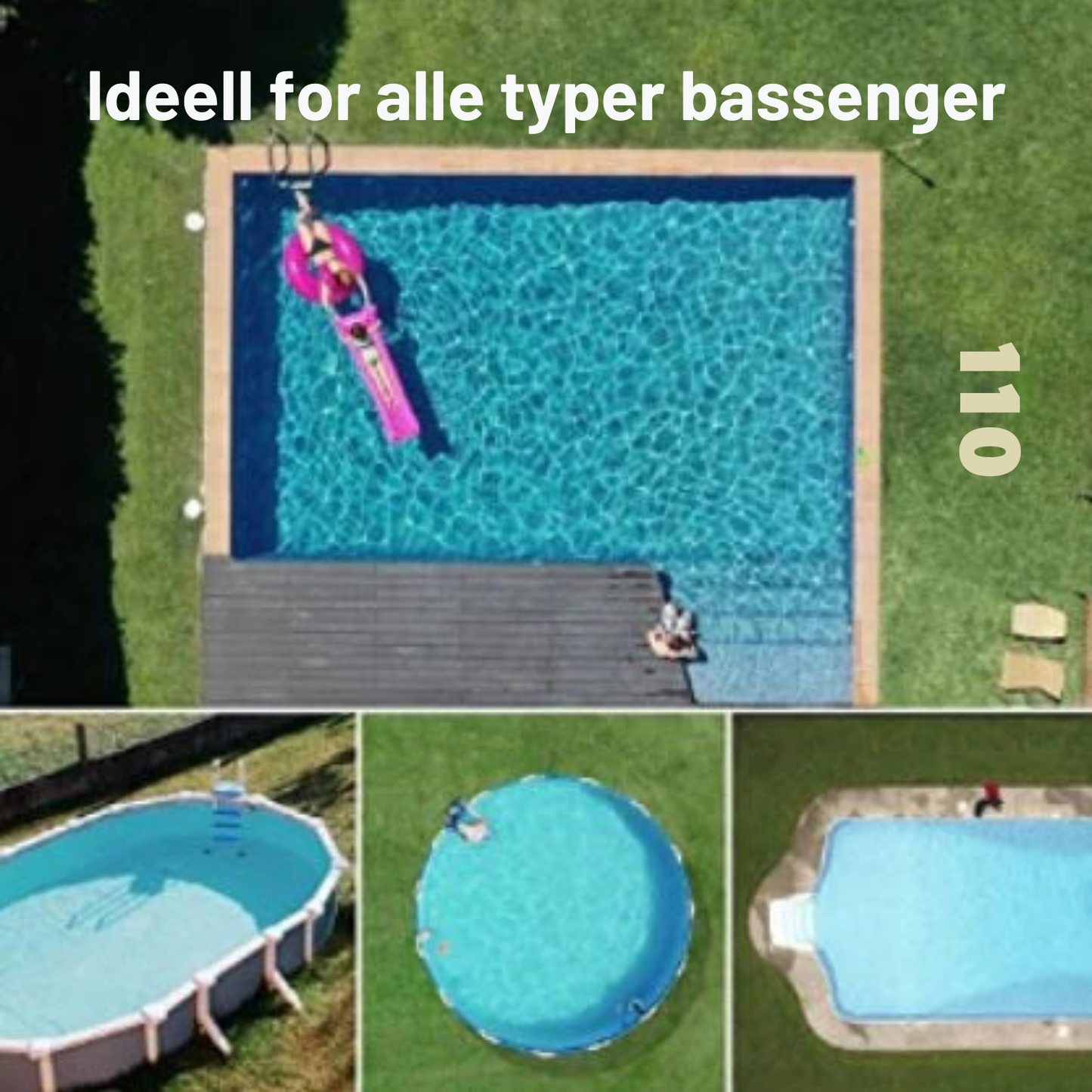 WaveBot™ Trådløs Bassengrenser