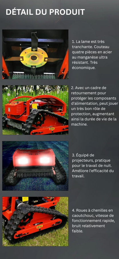 GrassDrive™ Tondeuse à gazon avec télécommande